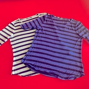 *Rockabilly Nautical Striped Shirt/Top Set*Large*Retro Sailor Vintage Style*